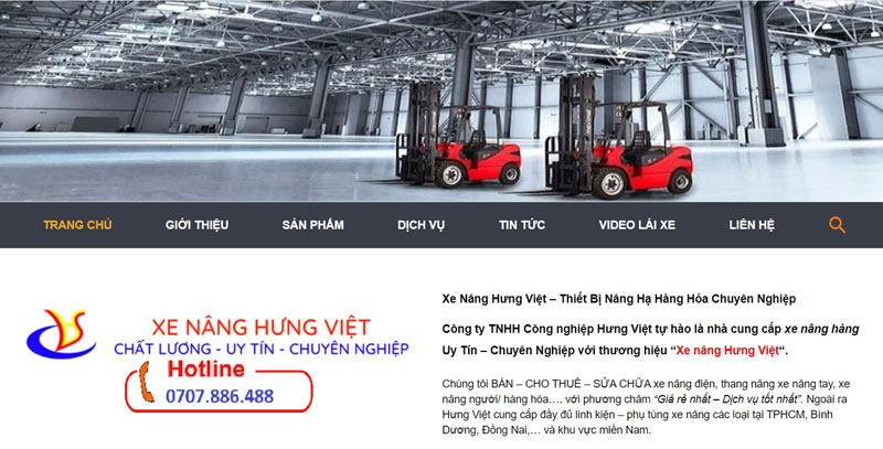 Công ty xe nâng Hưng Việt